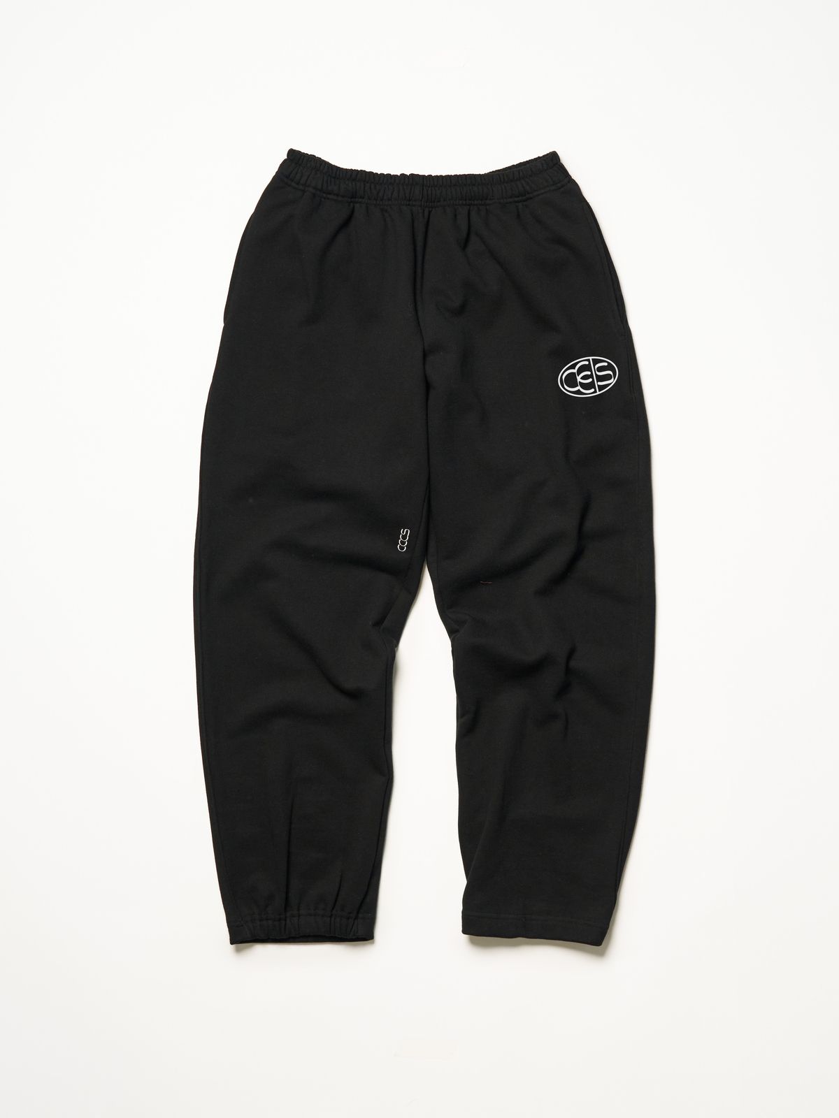 씨씨씨에스(CCCS) BLACK BASIC LOGO SWEATPANTS