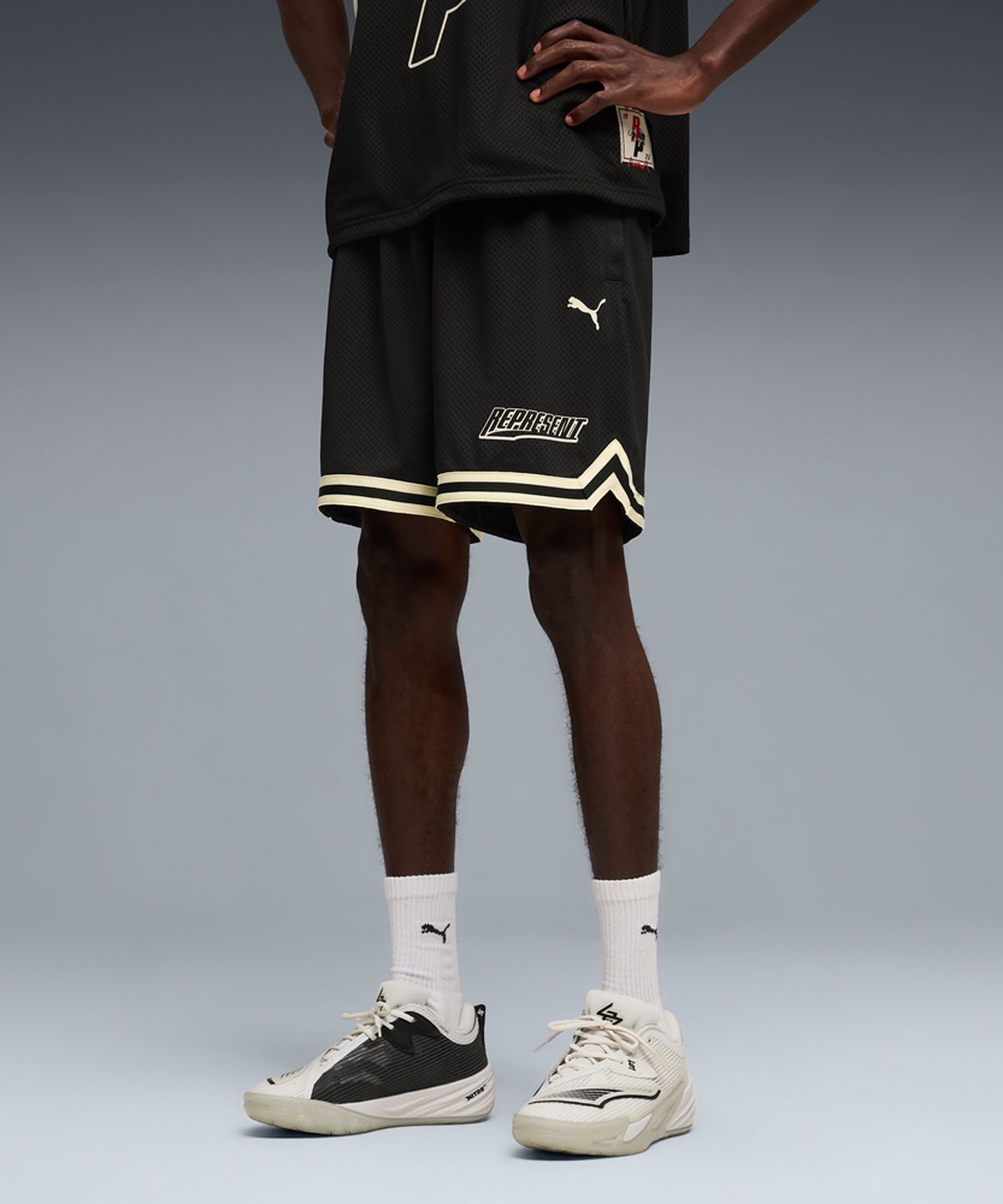 푸마(PUMA) 리프레젠트 쇼츠 I - 블랙 / 635801-01