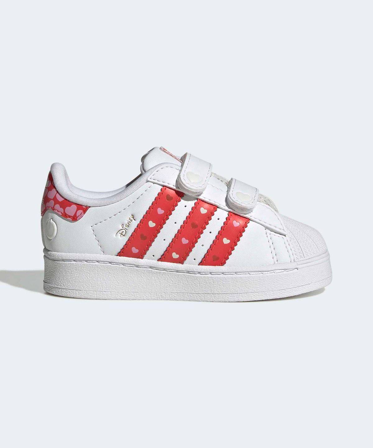 아디다스 키즈(ADIDAS KIDS) 아디다스 X 디즈니 엘리스 슈퍼스타 LED 라이트 컴포트 클로저 인펀트  - 화이트  / KK1294