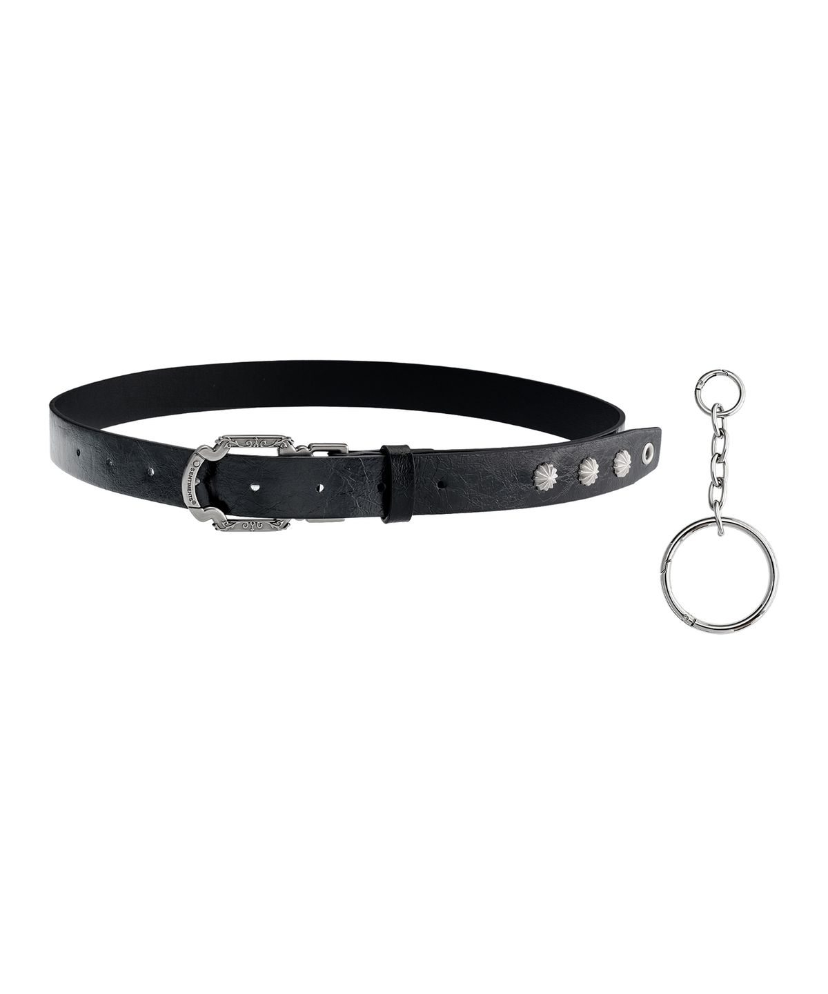 센티멍(SENTIMENTS) NO.675 [BLACK] LEATHER BELT