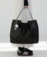 모던 스퀘어 빅 숄더백 블랙