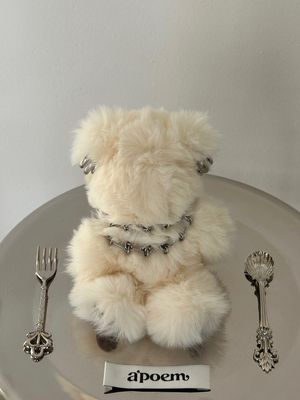 Fluffy Bear Keyring (2C)