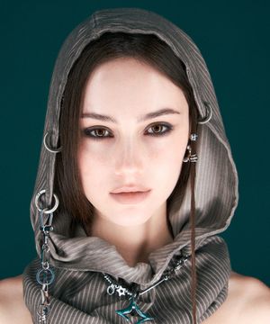 NO.683 [SILVER] HAIR CUFF 3SET