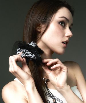 NO.685 [BLUE] HAIR SCRUNCHY