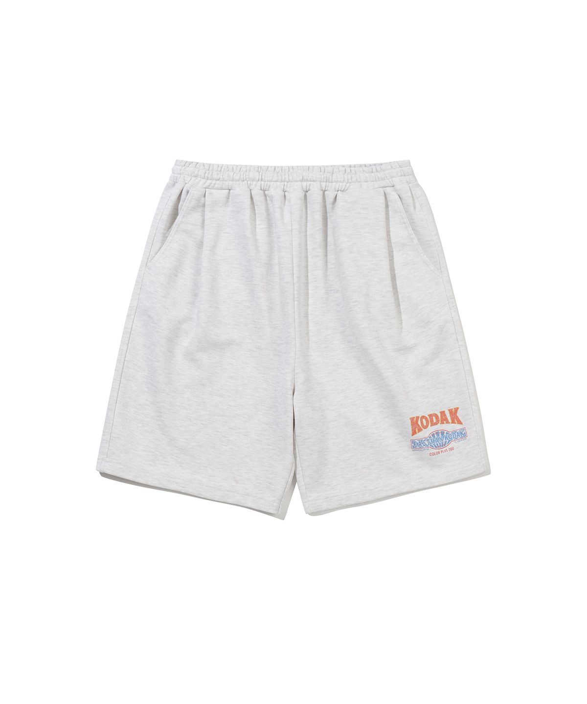 코닥(KODAK) 스노우 워싱 6부 반바지 WHITE MELANGE