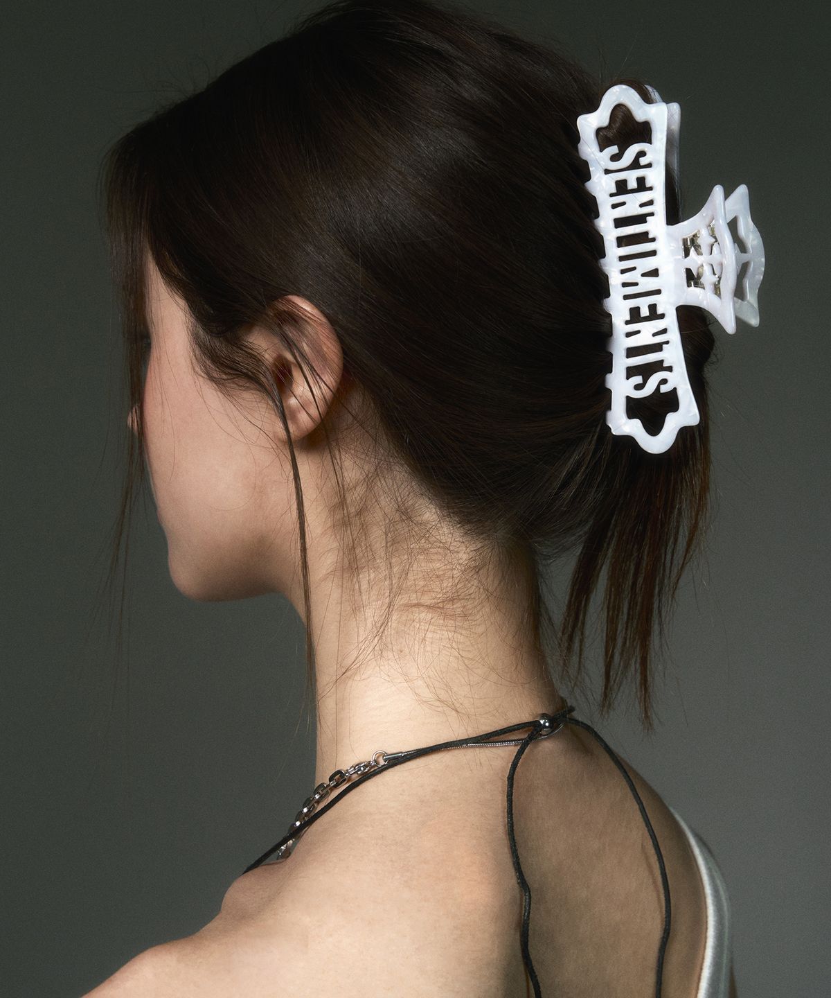 센티멍(SENTIMENTS) NO.695 [WHITE] HAIR CLIP