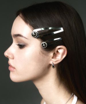 NO.696 [BURNISH] HAIR PIN 2SET