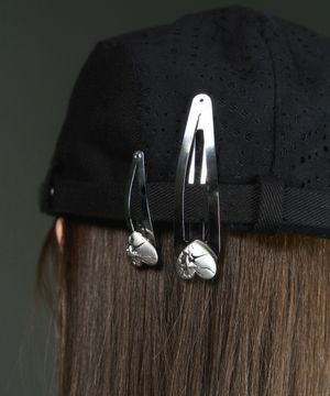 NO.698 [SILVER] HAIR PIN 2SET