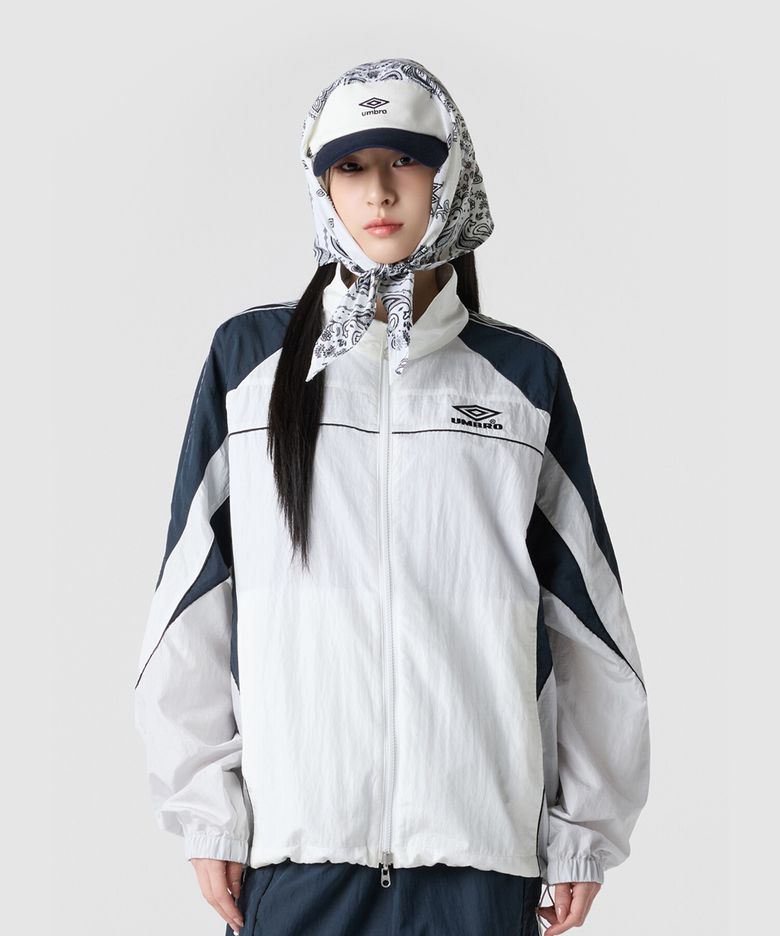 HBL OG 스탠넥 바람막이 자켓 아이보리 UR121CJK23
