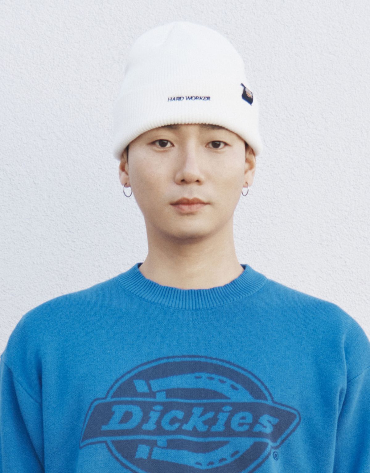 엠엠엘지(MMLG) [Mmlg Dickies] CUFFED BEANIE (CREAM)