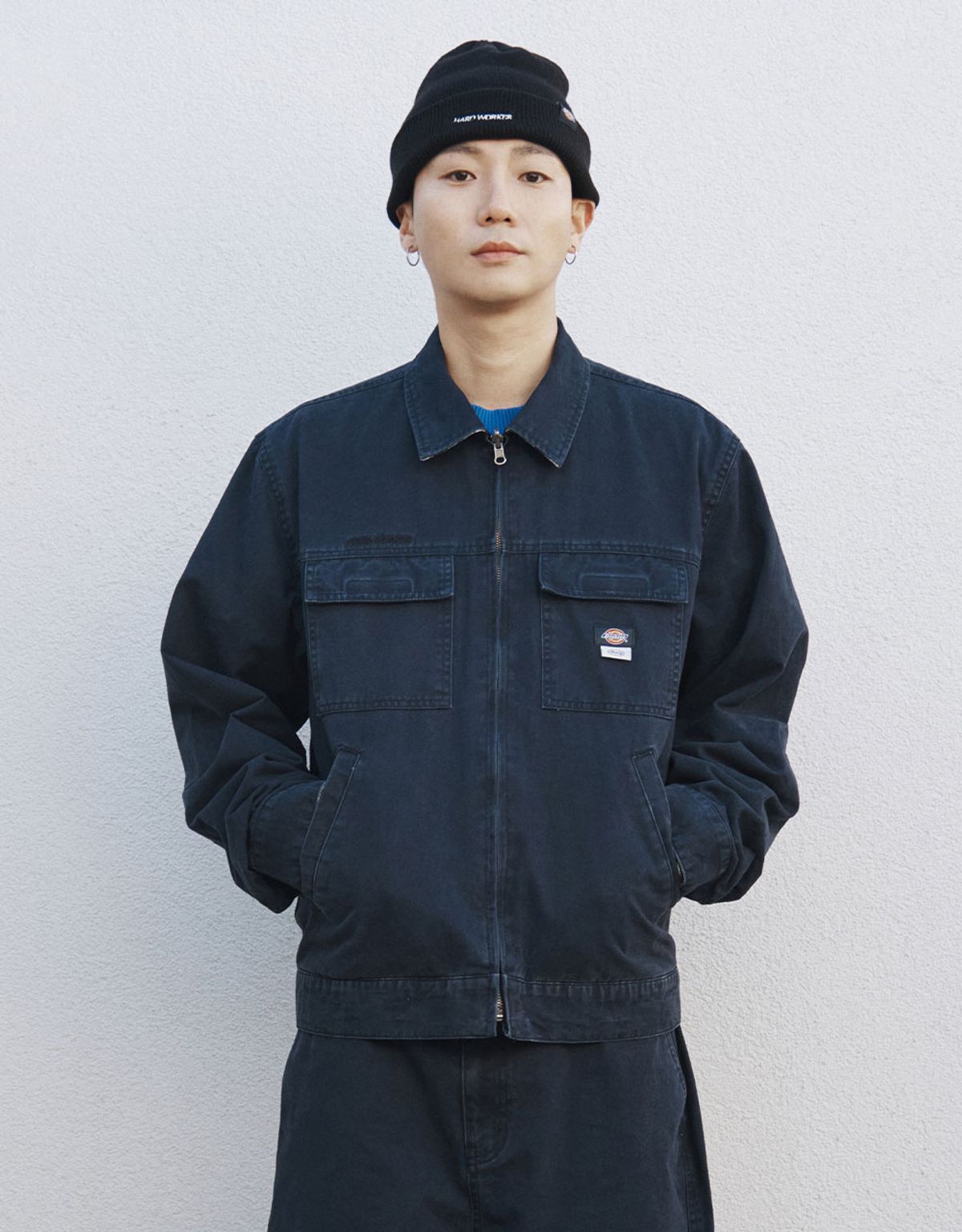엠엠엘지(MMLG) [Mmlg Dickies] REVERSIBLE WORK JACKET (NAVY)