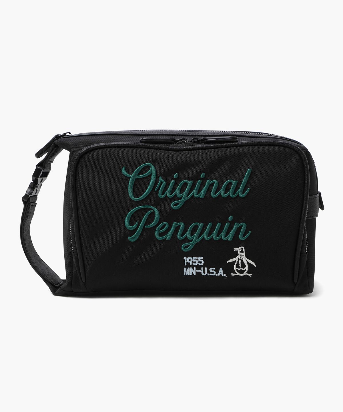 펭귄 바이 먼싱웨어(penguin by munsingwear) 남성 오리지널 펭귄 빅파우치 블랙 MR121PBG21