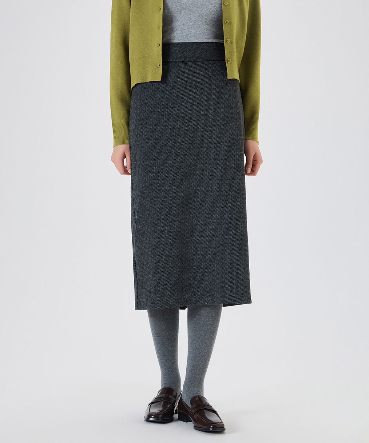 미쏘(MIXXO) 커브드 밴딩 스커트 RE WHFC2SS_MIWWHG21QS