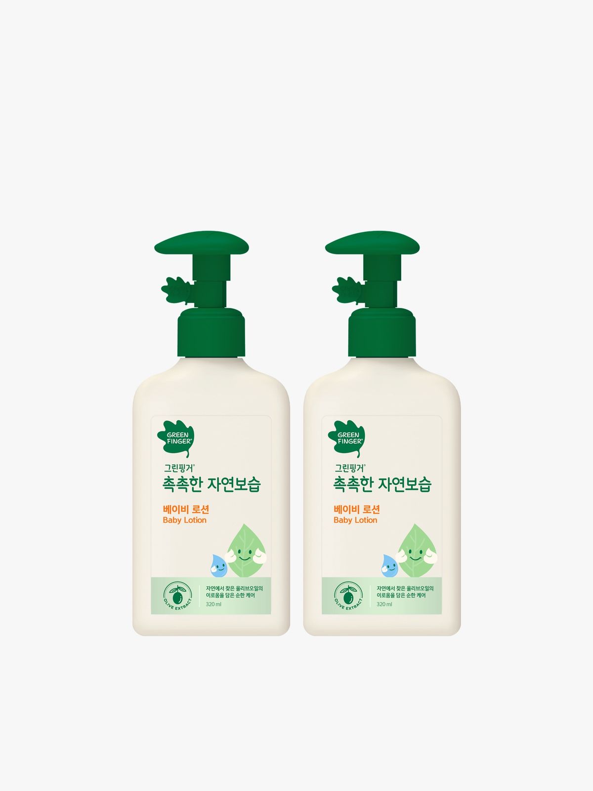 그린핑거(GREEN FINGER) 그린핑거 촉촉한 자연보습 로션320mlX2