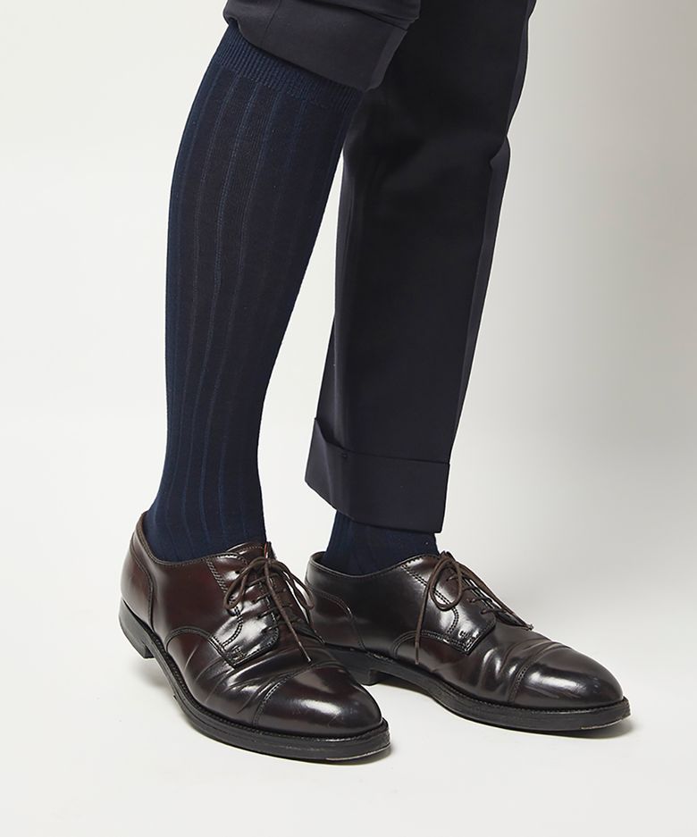 OTC RIB Navy Blazer (KNEE HIGH SOCKS)