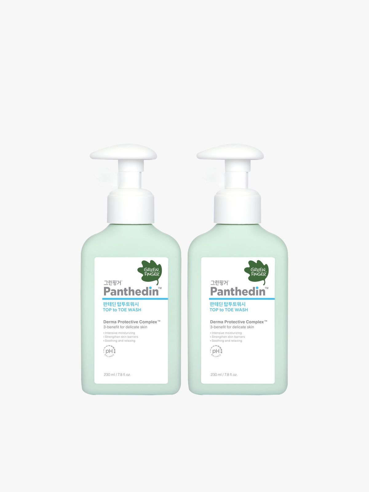 그린핑거(GREEN FINGER) 그린핑거 판테딘 탑투토 워시230mlX2