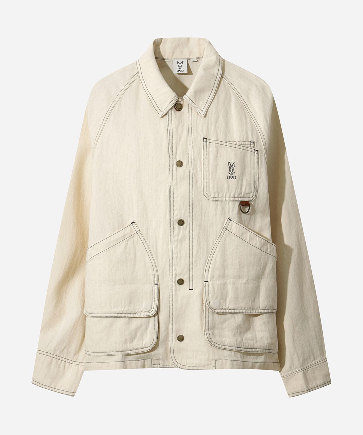 디오디(DOD) 남성) 린넨 데님자켓 (IVORY)