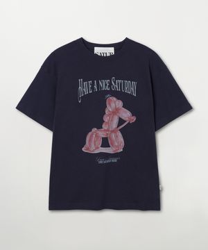 뉴 이어 레드 홀스 에디션 반팔 티셔츠 네이비