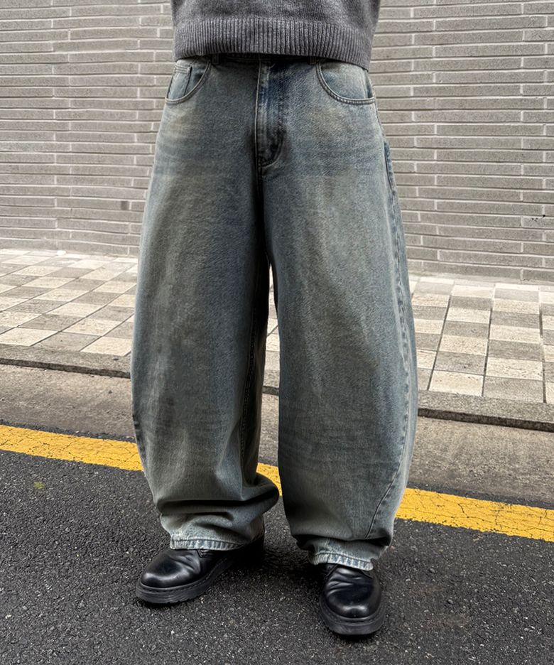 SOLAR EMB DENIM PANT BLUE(MG2GSMD110A)