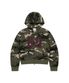 CAMO APPLIQUE CROP ZIP UP HOODIE GREEN(MG2FFFM493A)