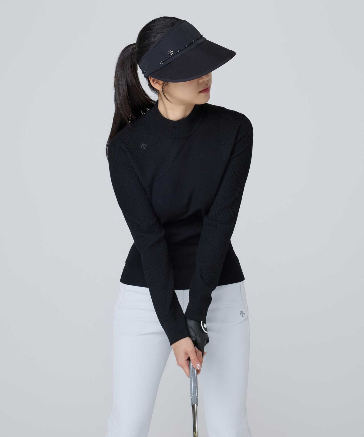 데상트 골프(DESCENTE GOLF) 아크먼트(ACMT) 여성 모크넥 풀오버  DR11WFKP13