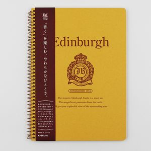 [쿄쿠토] 고급 만년필 필사 스프링 노트 에든버러 A5