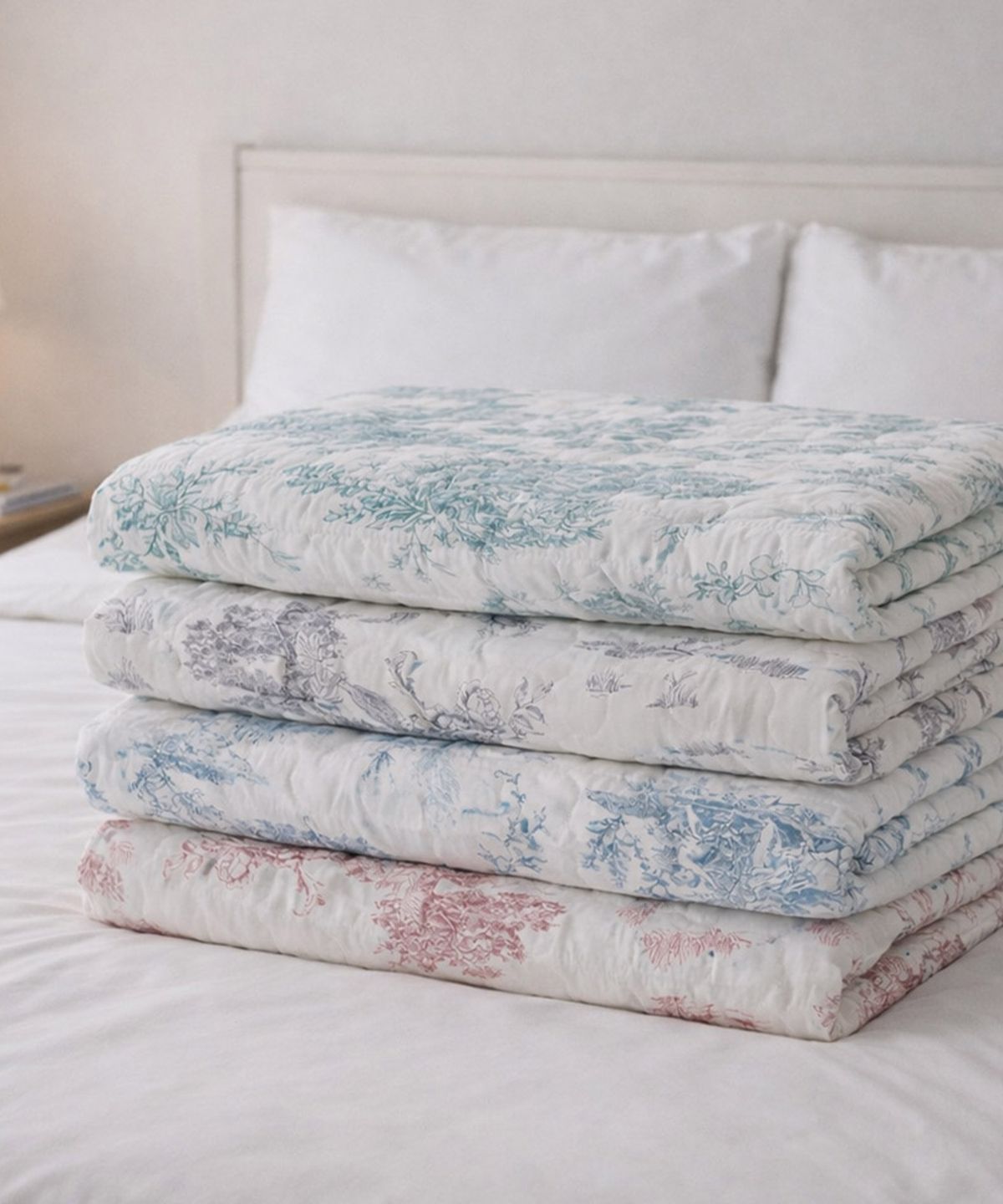 샤이닝홈(SHININGHOME) 더블리 플뢰르 30수 광목 밴딩 침대패드 SS/Q 2size 4컬러