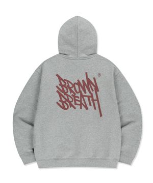 TAG HOODIE - MELANGE GREY