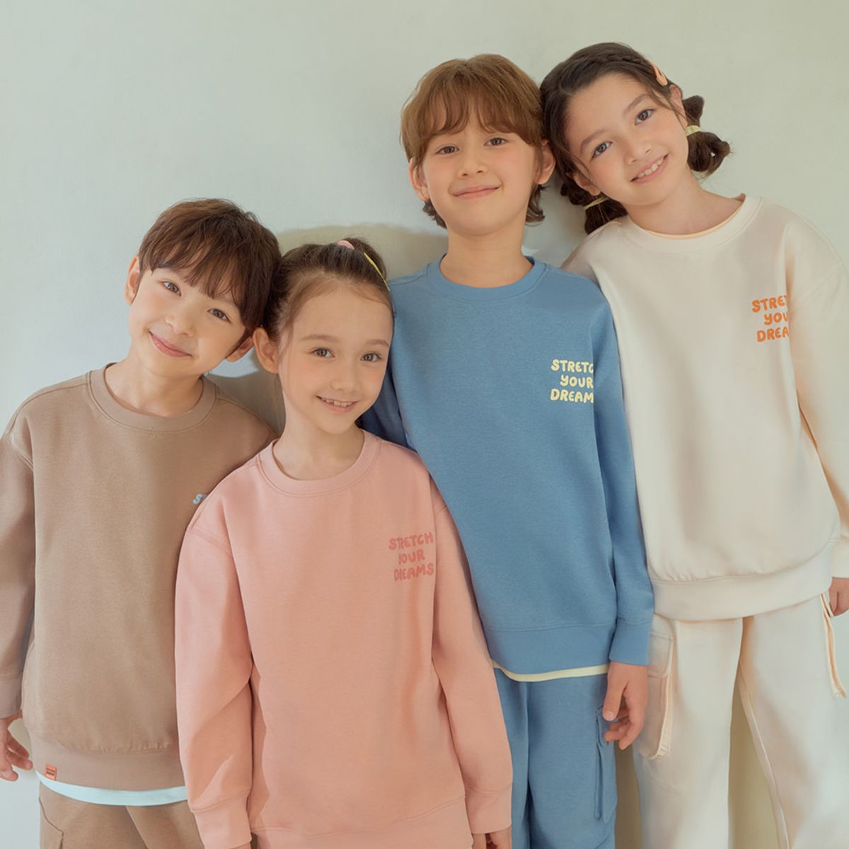 안다르 키즈(ANDAR KIDS) 키즈 에어리핏 기모 맨투맨