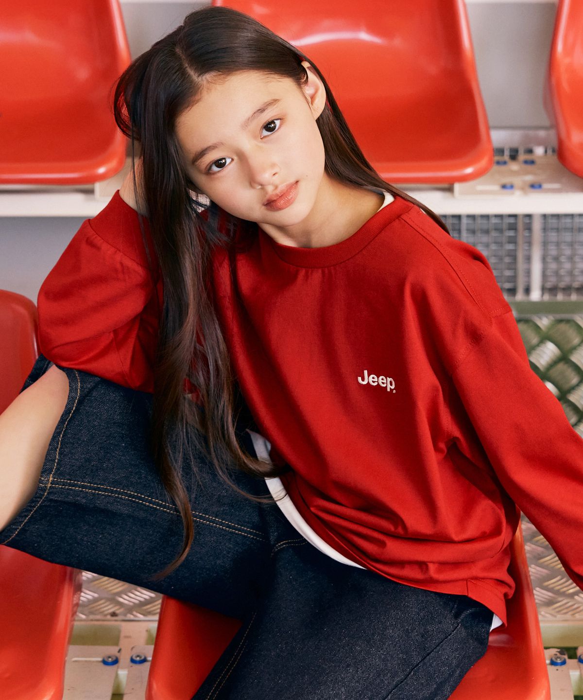 지프키즈(JEEPKIDS) 히스토리 루트 긴팔티(KR5TSU071BG)