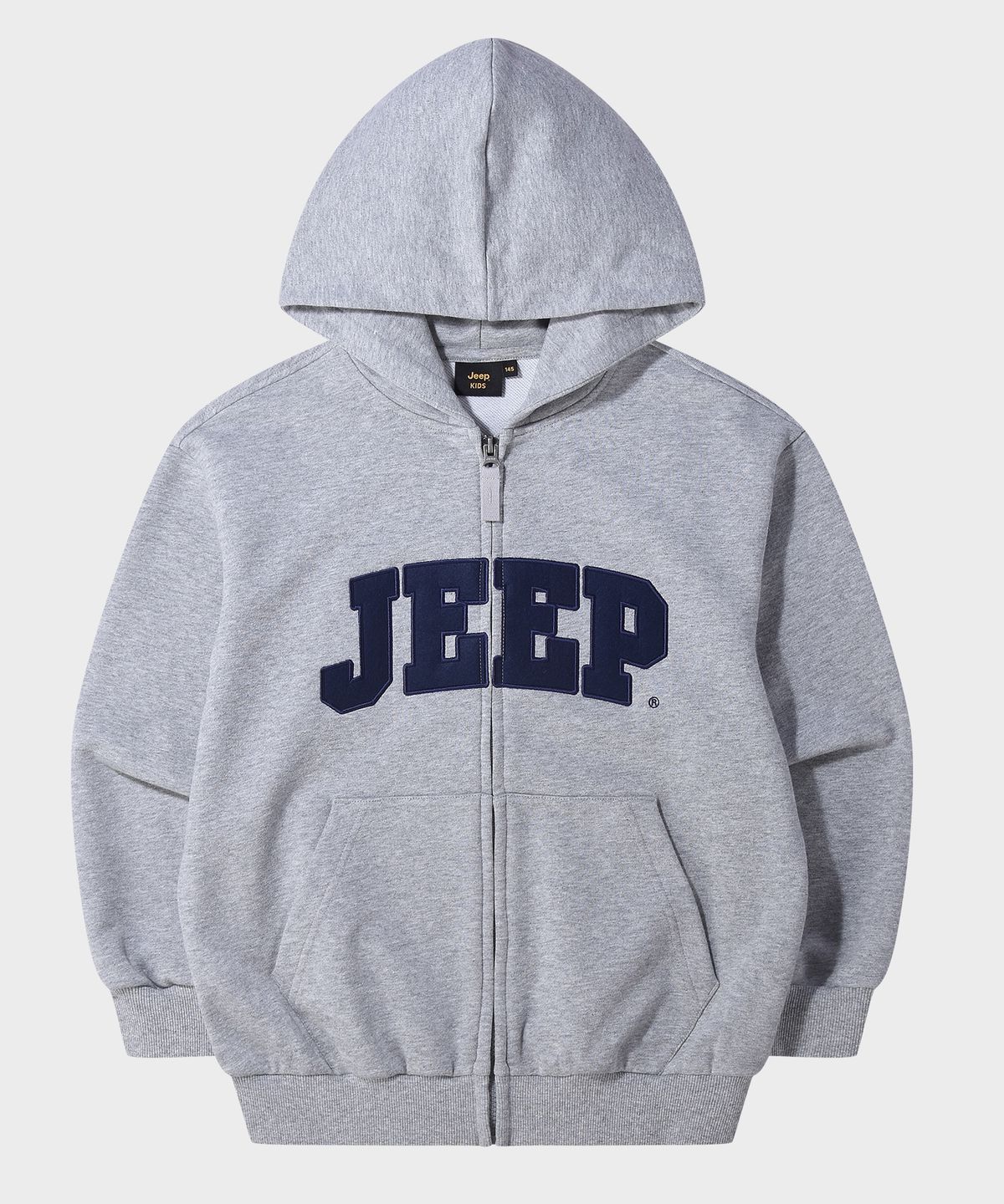 지프키즈(JEEPKIDS) 아플라케 빅로고 후드집업(KR5TZU075MG)