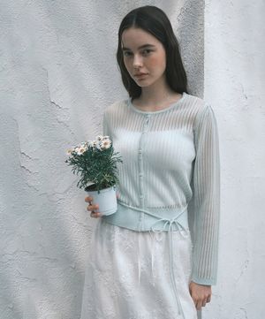 썸머 스카시 가디건_민트