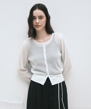 썸머 스카시 가디건_화이트