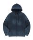 SPRAYED TAG HOOD ZIP UP - BLUE