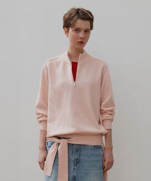 에센셜 딥 하프집업 5Color