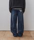 프레이 루즈핏 데님 팬츠_Deep Blue