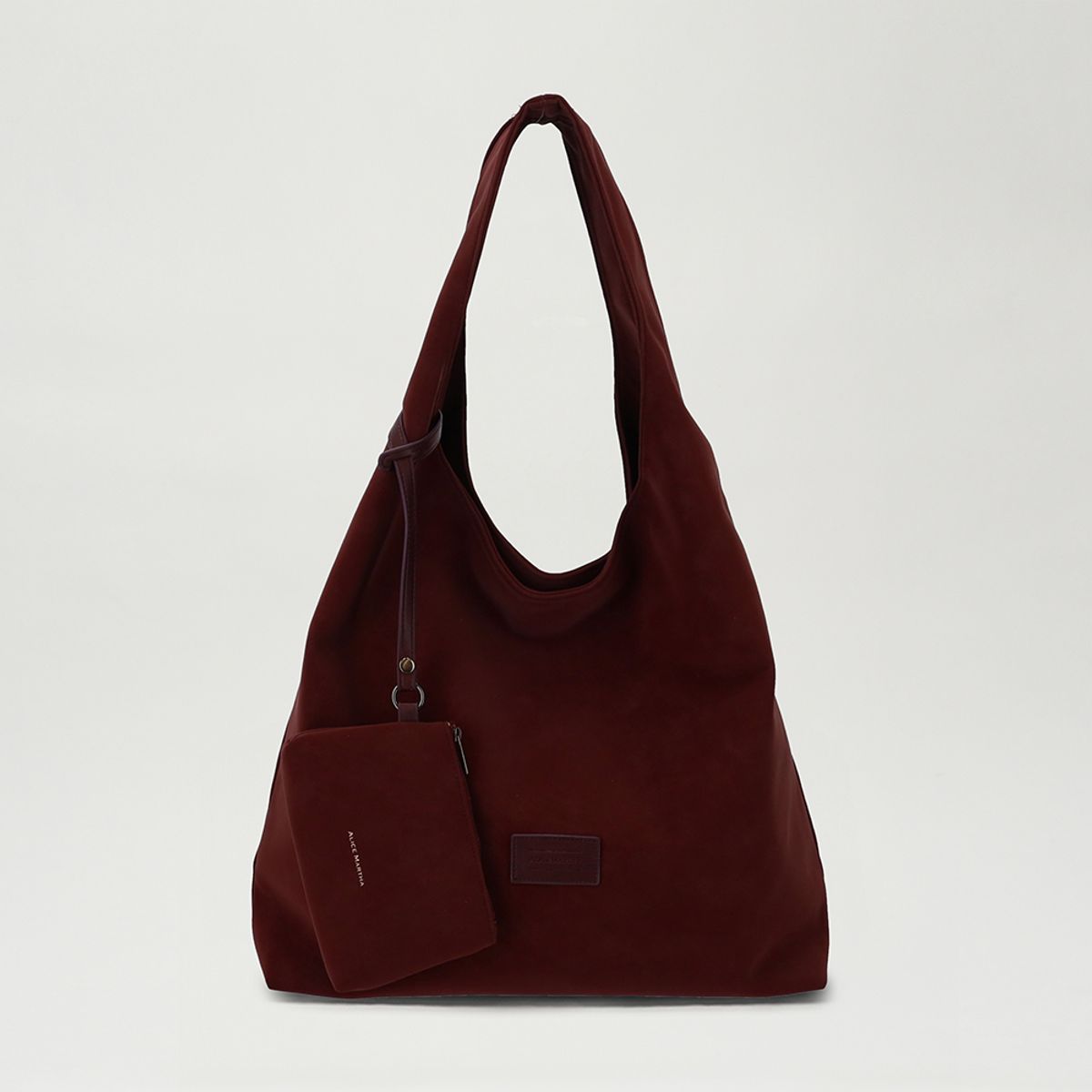 앨리스마샤(ALICEMARTHA) 코라 스웨이드 Burgundy