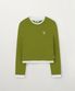 (W) 레이어드 롱 슬리브 올리브 그린