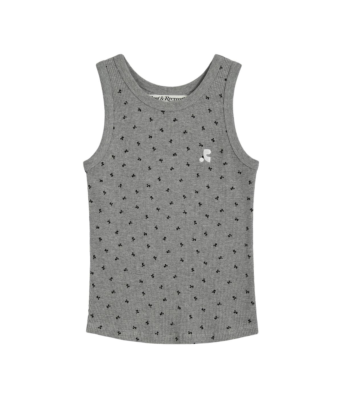 레스트앤레크레이션(REST&RECREATION) RR PATTERN TANK TOP - GREY