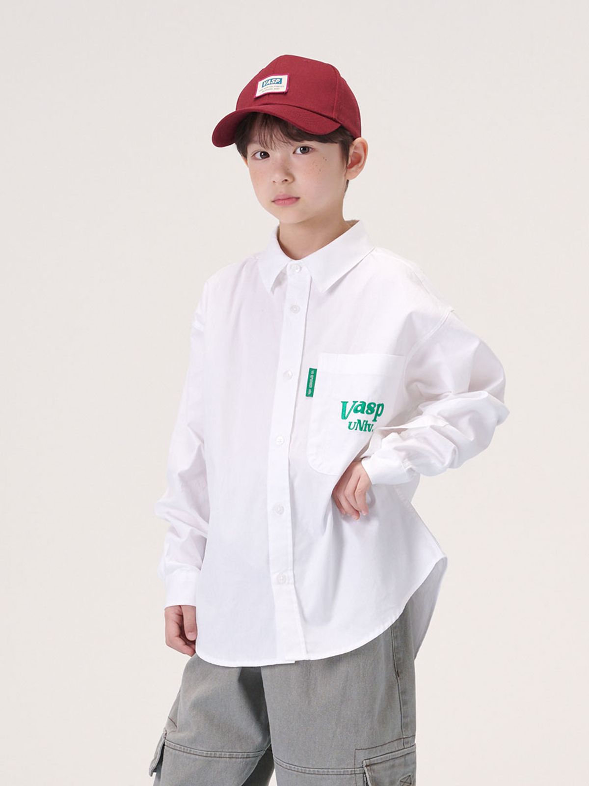 비아셉템버(VIASEPTEMBER) 라이트 옥스포드 셔츠 화이트