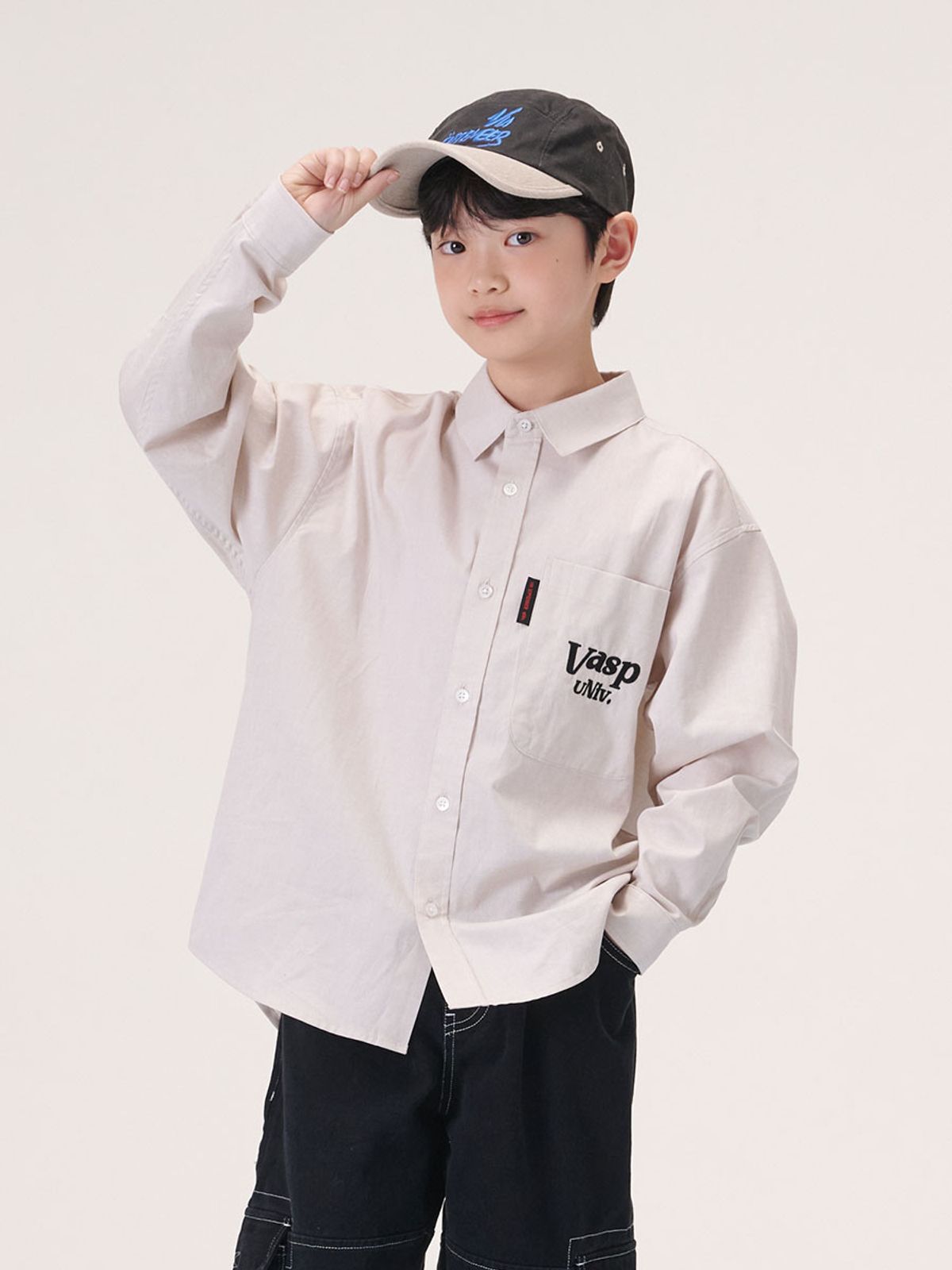 비아셉템버(VIASEPTEMBER) 라이트 옥스포드 셔츠 베이지