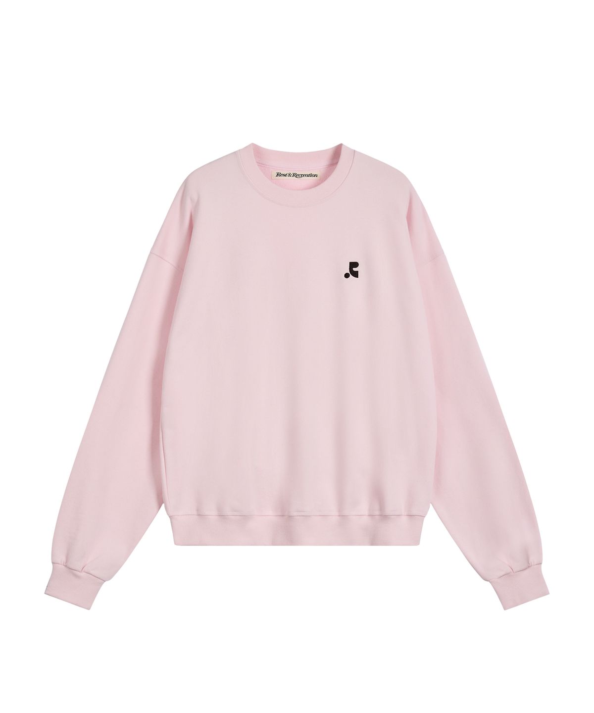 레스트앤레크레이션(REST&RECREATION) OVERSIZED LOGO SWEATSHIRT - PINK