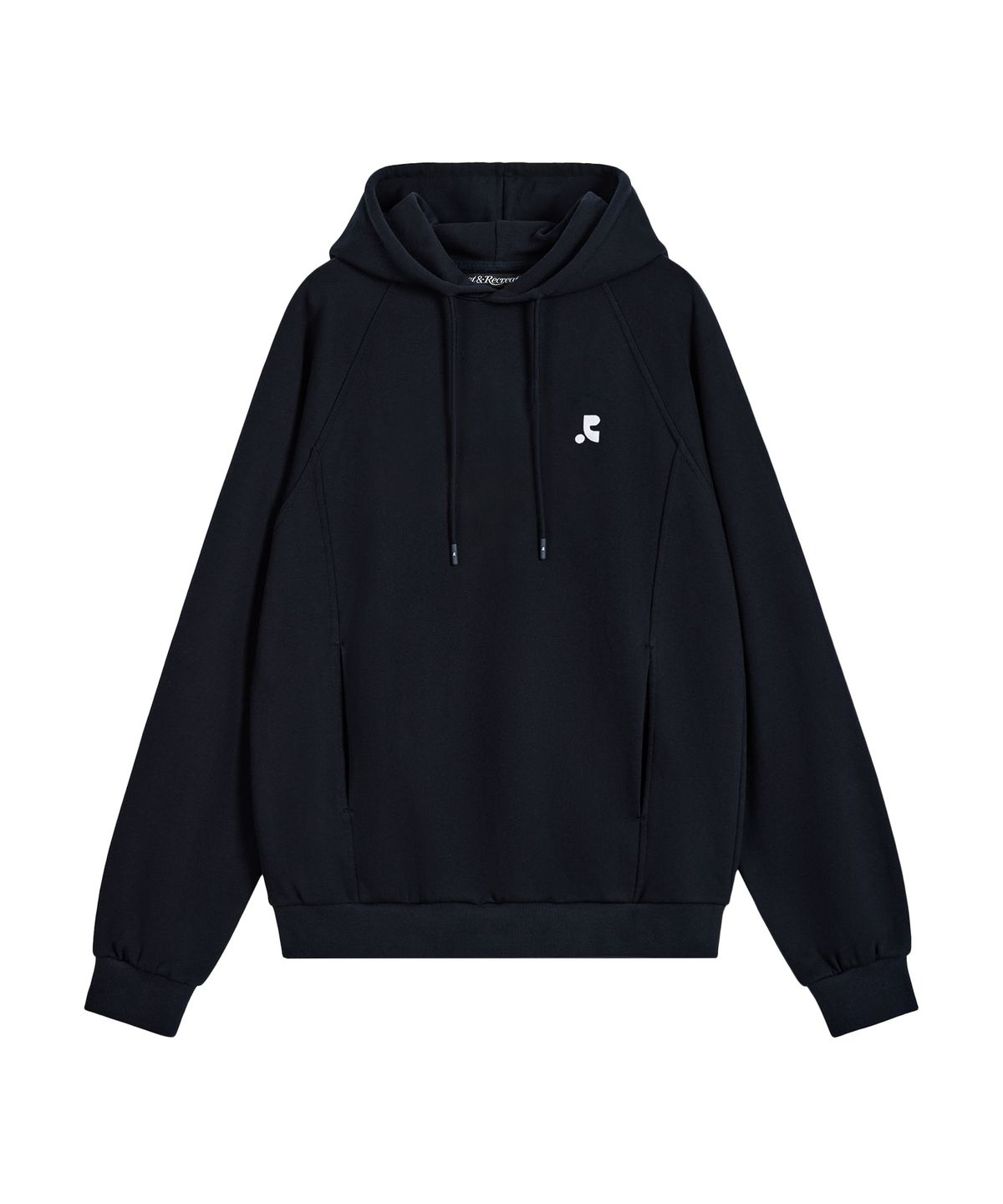 레스트앤레크레이션(REST&RECREATION) OVERSIZED RAGLAN HOODIE - NAVY