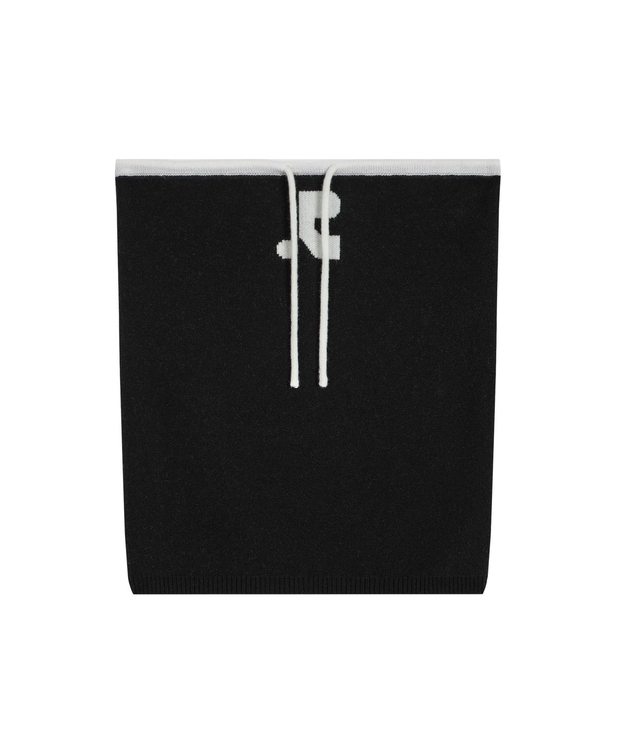 레스트앤레크레이션(REST&RECREATION) STRING KNIT TUBE TOP - BLACK