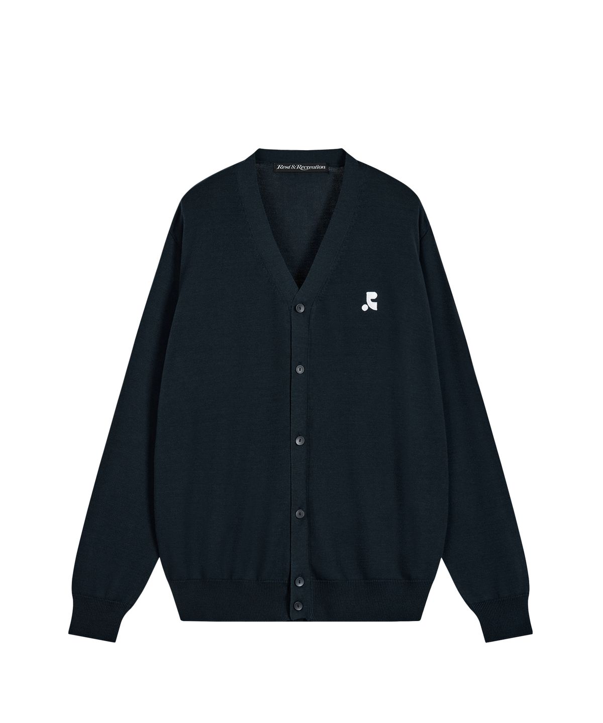 레스트앤레크레이션(REST&RECREATION) LOOSE FIT KNIT CARDIGAN - NAVY