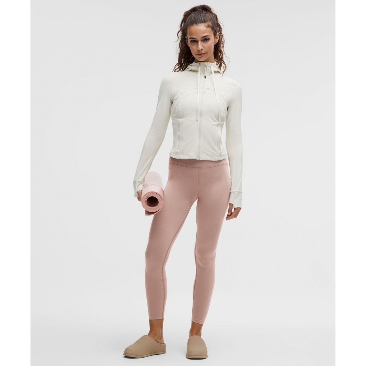 룰루레몬(LULULEMON) 리빌니트 아일릿 하이라이즈 타이츠 *7 8 렝스  ASHR
