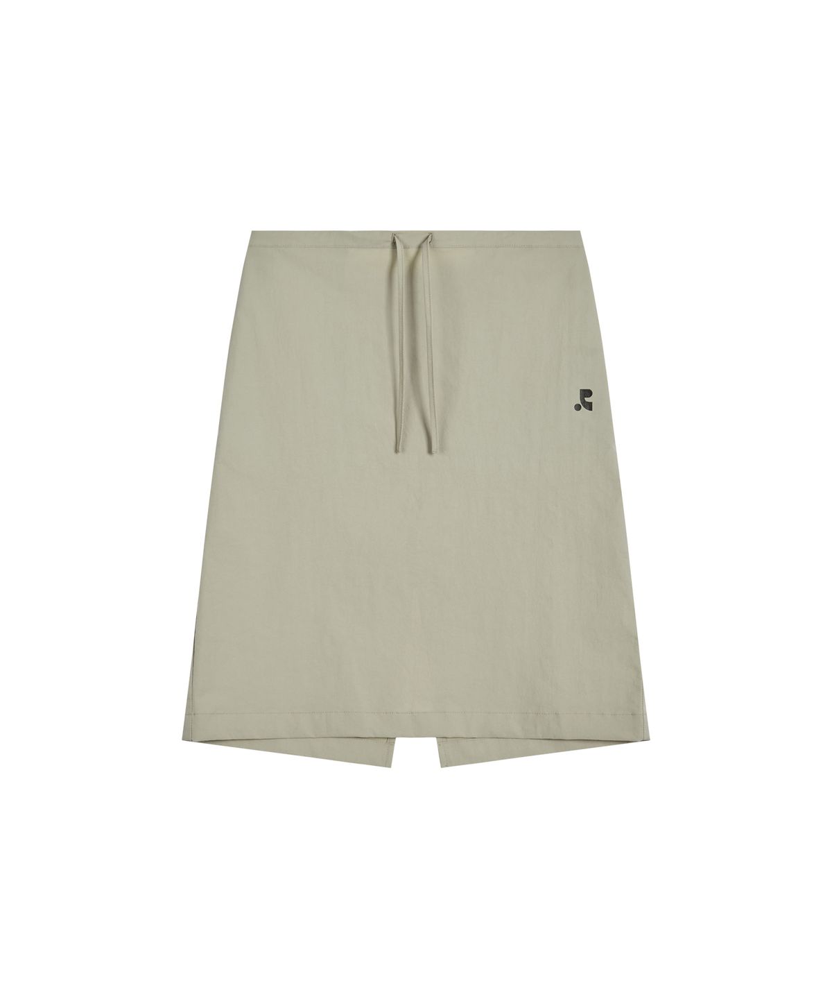 레스트앤레크레이션(REST&RECREATION) COTTON NYLON MIDI SKIRT - BEIGE