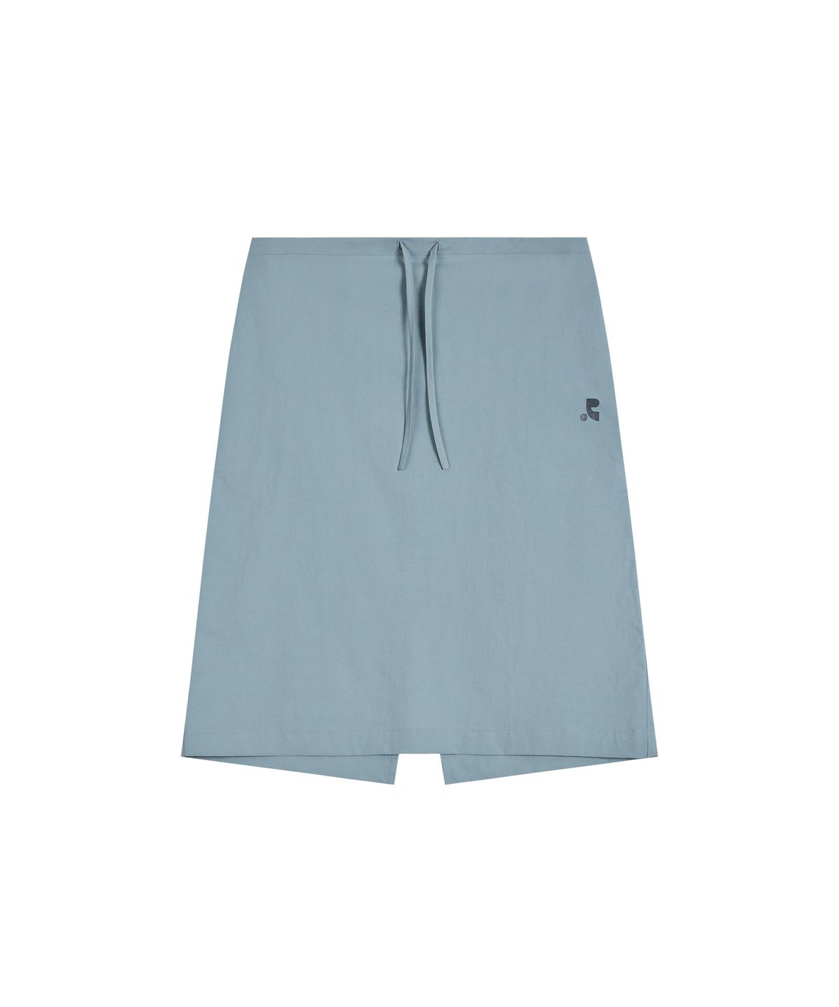 레스트앤레크레이션(REST&RECREATION) COTTON NYLON MIDI SKIRT - BLUE