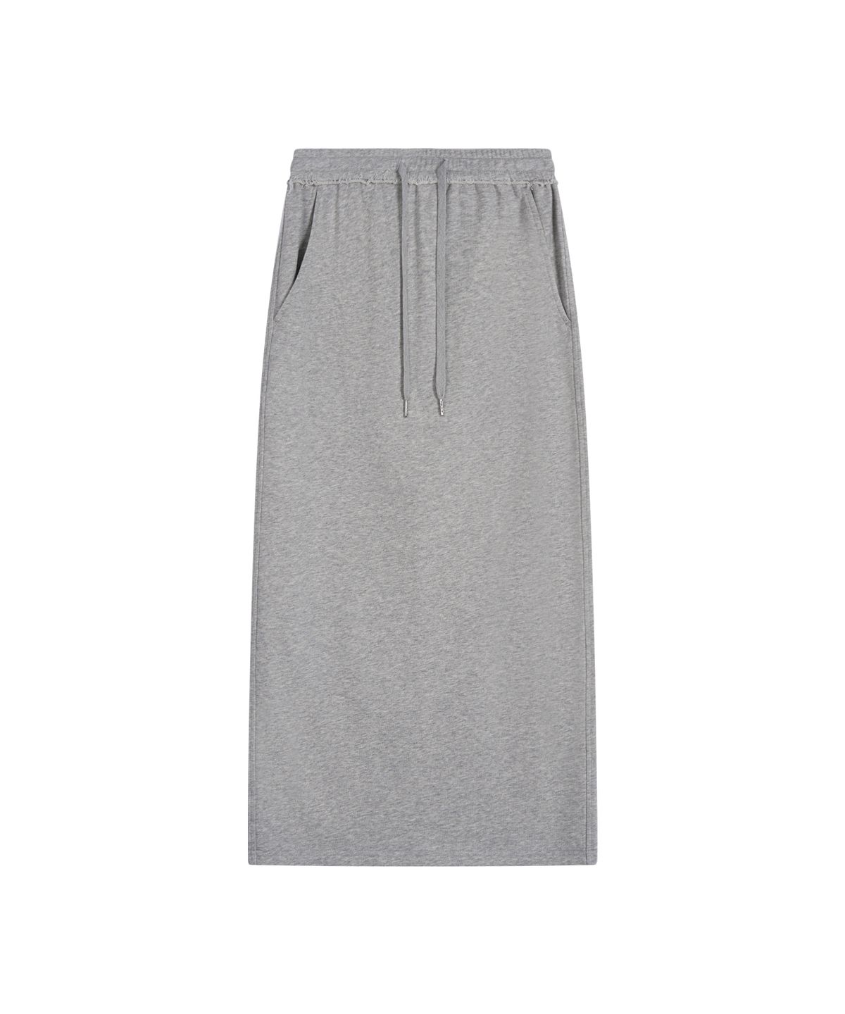레스트앤레크레이션(REST&RECREATION) SWEAT MAXI SKIRT - GREY
