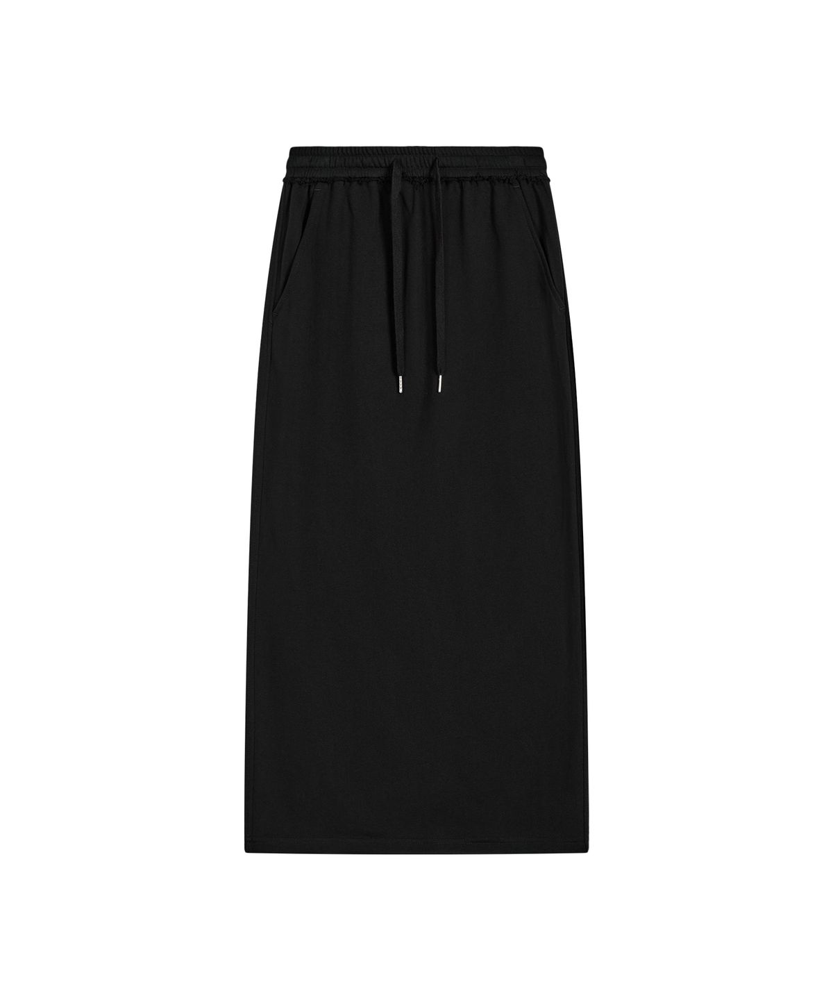 레스트앤레크레이션(REST&RECREATION) SWEAT MAXI SKIRT - BLACK